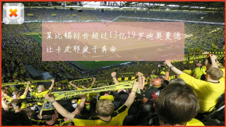 莱比锡标价超过13亿19岁迪奥曼德让卡皮耶疲于奔命